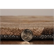 Linon Trio Space Dyed Hand Tufted Polyester 5'x7' Rug in Beige