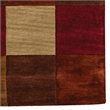 Linon Trio Barnet Hand Tufted Polyester 5'x7' Rug in Beige