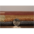 Linon Trio Barnet Hand Tufted Polyester 5'x7' Rug in Beige