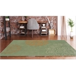 Linon Trio Eryne Hand Tufted Polyester 8'x10' Rug in Green