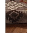 Linon Trio Hialeea Hand Tufted Polyester 5'x7' Rug in Gray