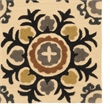 Linon Trio Suzanni Hand Tufted Polyester 5'x7' Rug in Ivory