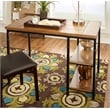 Linon Trio Suzanni Hand Tufted Polyester 8'x10' Rug in Chocolate Brown