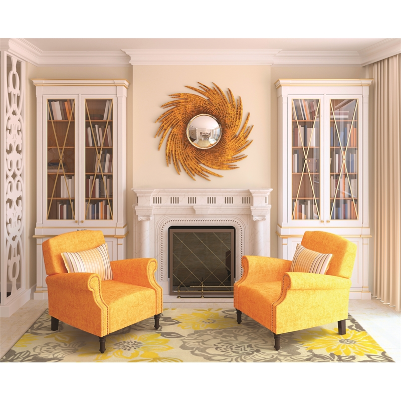 Linon Trio Benton Hand Tufted Polyester 8'x10' Rug in Gray