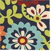 Linon Trio Frond Hand Tufted Polyester 1'10