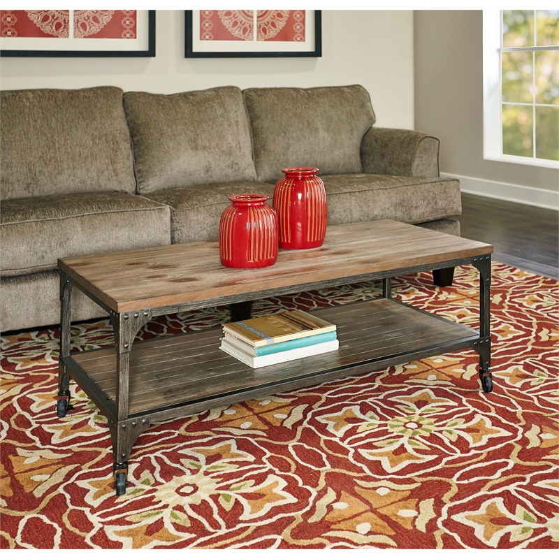 Linon Trio Ikat Hand Tufted Polyester 5'x7' Area Rug in Ivory