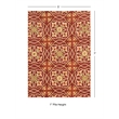 Linon Trio Ikat Hand Tufted Polyester 5'x7' Area Rug in Ivory