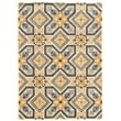 Linon Trio Collette Hand Tufted Polyester 5'x7' Rug in Gray