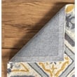 Linon Trio Collette Hand Tufted Polyester 5'x7' Rug in Gray