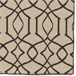 Linon Salonika Irongate Reversible Woven Wool 5'x8' Rug in Brown