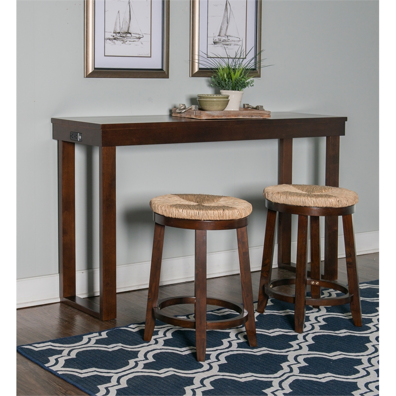 Linon Salonika Quatrefoil Reversible Woven Wool 5'x8' Rug in Blue