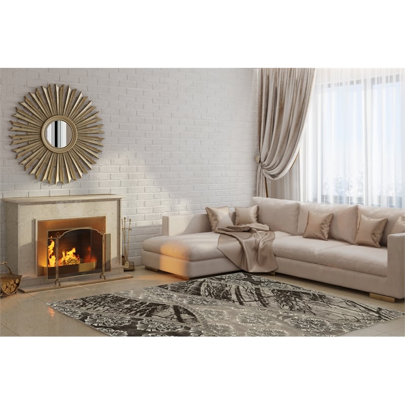 Linon Jewel Ybor Machine Made Polypropylene 8'x10'4