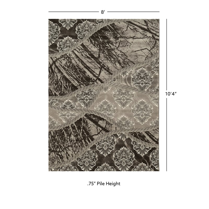 Linon Jewel Ybor Machine Made Polypropylene 8'x10'4