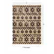 Linon Moroccan Mekenes Power Loomed Polypropylene 8'x10' Rug in Brown