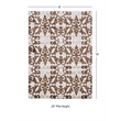 Linon Elegance Florence Power Loomed Polypropylene 8'x10' Rug in Ivory