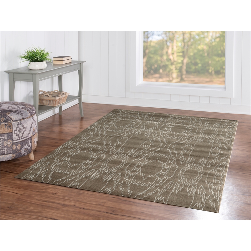 Linon Prisma Electric Machine Made Polypropylene 5'3