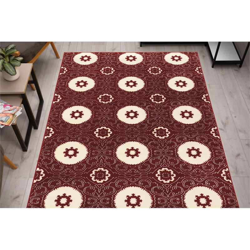 Linon Prisma Karma Machine Made Polypropylene 5'3