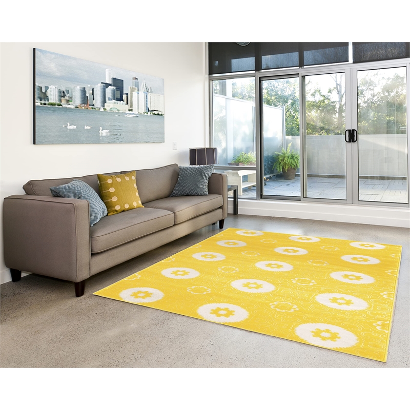 Linon Prisma Karma Machine Made Polypropylene 5'3