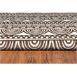 Linon Roma Lima Power Loomed Polypropylene 5'x7' Rug in Ivory