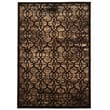 Linon Platinum Iron Gate Power Loomed Polyester 8'x11' Rug in Brown