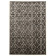 Linon Platinum RawIron Power Loomed Polyester 8'x11' Rug in Gray