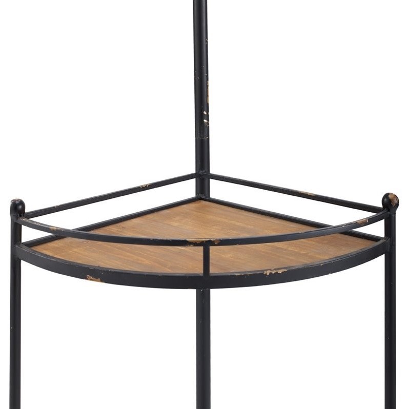 Corner Coat Rack in Black AHW806AS1