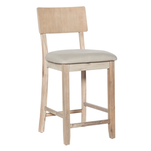 linon jordan bar stool in gray