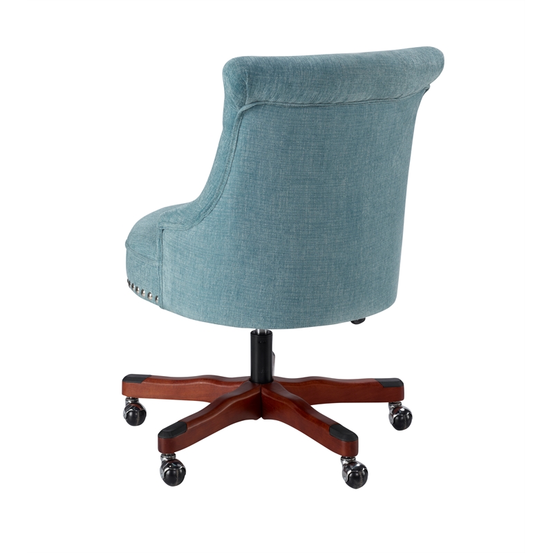 Aqua blue best sale desk chair