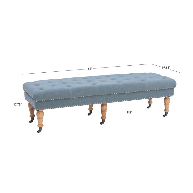 Linon Isabelle Upholstered 62