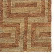 Linon Jute Soumak Hand Woven Hemp 8'x11' Rug in Beige and Russet