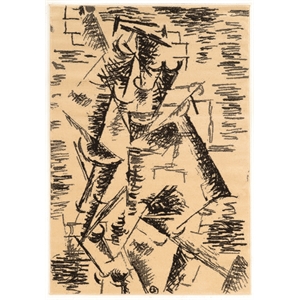 Linon Masters Sprinter Power Loomed Polypropylene 5'x7'6&quot Rug in Cream