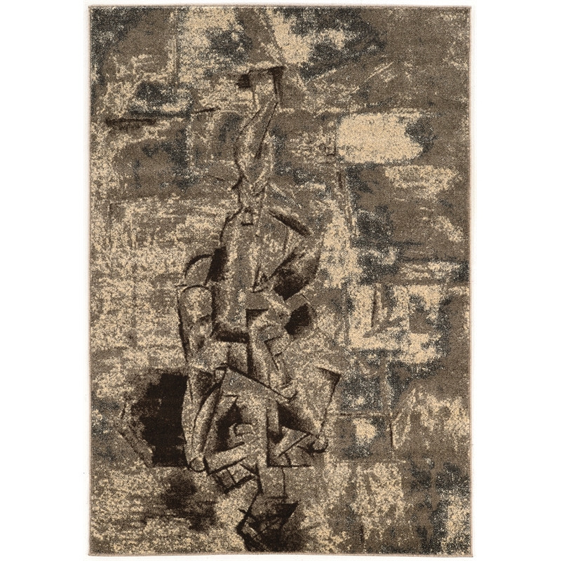 Linon Masters Woman Power Loomed Polypropylene 5'x7'6