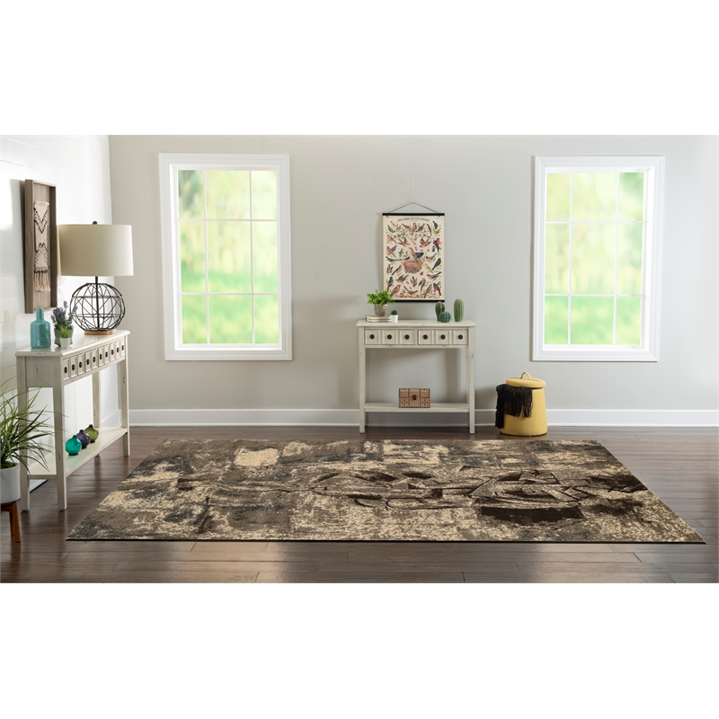 Linon Masters Woman Power Loomed Polypropylene 8'x10'3