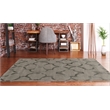 Linon Aspire Geo Hand Tufted Wool 8'x11' Rug in Gray