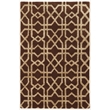 Linon Aspire X's Hand Tufted Wool 8'x11' Rug in Brown