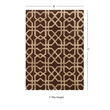 Linon Aspire X's Hand Tufted Wool 8'x11' Rug in Brown