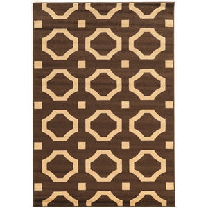 linon claremont rugs in brown and beige (pattern 1)