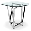 Magnussen Lenox Square Octagonal End Table in Nickel