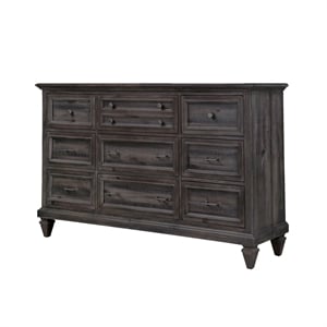 Magnussen Calistoga 9 Drawer Dresser in Weathered Charcoal