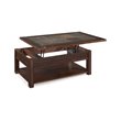 Magnussen Roanoke Wood Lift Top Coffee Table in Cherry and Slate
