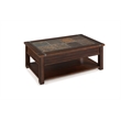 Magnussen Roanoke Wood Lift Top Coffee Table in Cherry and Slate