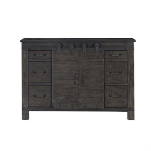 magnussen abington media chest in weathered charcoal