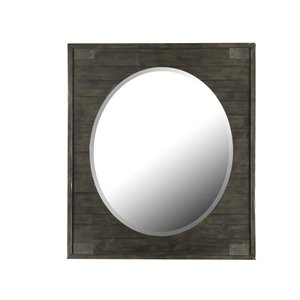 magnussen abington portrait oval mirror in weathered charcoal