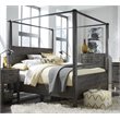 Magnussen Abington Queen Poster Bed in Weathered Charcoal