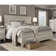 Magnussen Raelynn California King Panel Bed in Weathered White