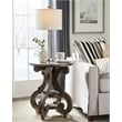 Magnussen Bellamy Round Accent End Table in Peppercorn