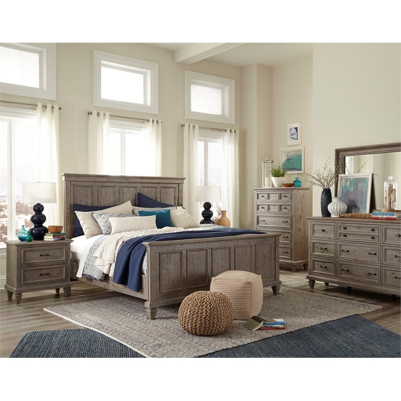 Magnussen Lancaster 2 Drawer Nightstand in Dovetail Gray