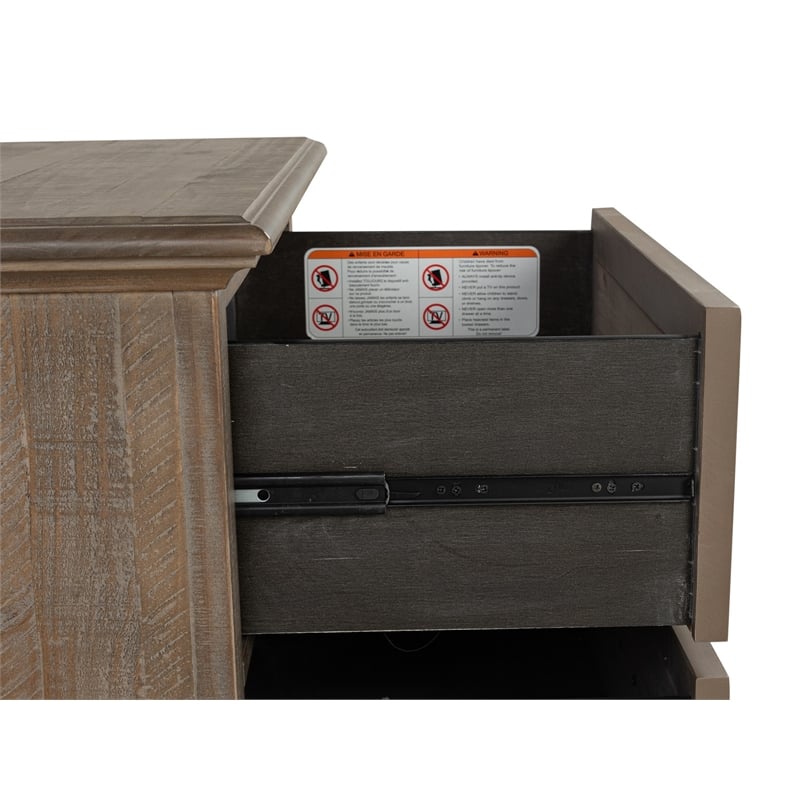 Magnussen Lancaster 2 Drawer Nightstand in Dovetail Gray
