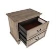 Magnussen Lancaster 2 Drawer Nightstand in Dovetail Gray