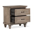Magnussen Lancaster 2 Drawer Nightstand in Dovetail Gray